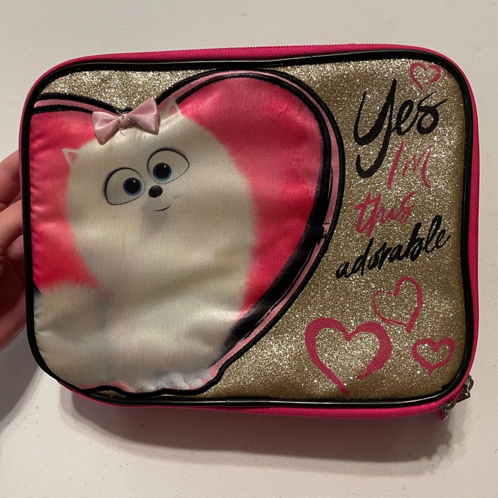 The Secret Life Of Pets 2 Gidget 2019 Lunch Bag Yes I’m This Adorable Pink